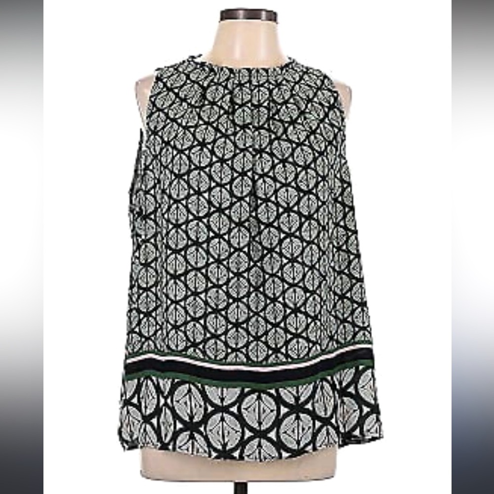 Ann Taylor geometric print top - XS